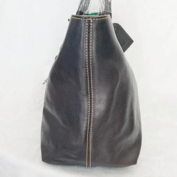 Nwt Dooney & Bourke Florentine Leather Medium Russel Tote Bag - Picture 4 of 13